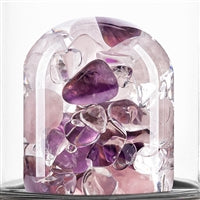 VIA HEAT "WELLNESS" Crystal Water Bottle