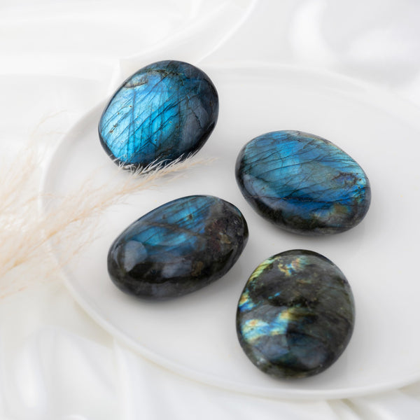 LABRADORITE Palm Stone