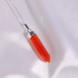 Carnelian Point Necklace